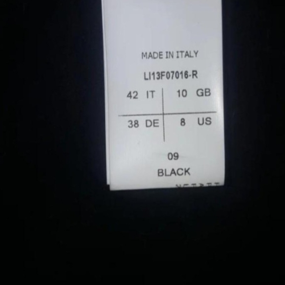 Rick Owens Black Long-Sleeve Draped Midi Dress - Picture 5 of 6
